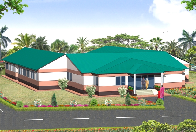 Green architectural structure